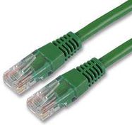 PATCH LEAD,  CAT 5E,  0.5M GREEN