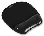 MOUSE PAD, GEL, BLACK, FELLOWES