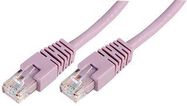 PATCH CORD, RJ45 PLUG, CAT6, 10M, VIOLET