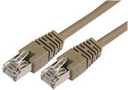 PATCH CORD, RJ45 PLUG-PLUG, GRY, 200MM