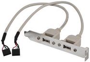 USB ROB RECEPTACLE ON BRACKET 0.13M