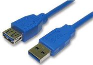 LEAD, USB3.0 A MALE-A FEMALE 3M BLUE