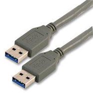 LEAD, USB3.0 A MALE-A MALE 3M GREY