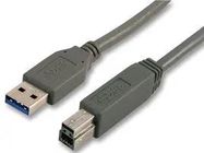 LEAD, USB3.0 A MALE-B MALE 3M GREY