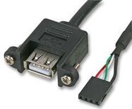 LEAD, INT HEADER TO USB A FEMALE EXT