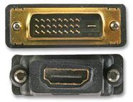 ADAPTER, DVI MALE - HDMI FEMALE