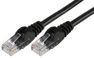 LEAD, CAT5E SNAGLESS UTP, BLACK 15M