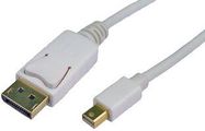 LEAD,MINI DP TO DISPLAYPORT,1M,WHITE