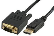 LEAD, DISPLAYPORT-VGA MALE 2M