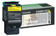 TONER, C540H1YG, YELLOW, 2K, LEXMARK