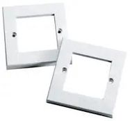 FACEPLATE, SINGLE GANG,2 MODULE EURO