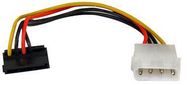 LEAD, MOLEX-RIGHT ANGLE SATA POWER, 15CM