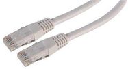 PATCH CORD, RJ45 PLUG, CAT6, 1M, WHITE