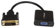 ADAPTER, DVI-D PLUG-VGA RCPT, 1WAY