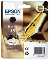 INK CARTRIDGE, BLACK, T1621, 16, EPSON