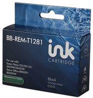 INK CART, REMAN, T1281 BLACK