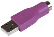 ADAPTER, USB A MALE-PS/2 6-PIN FEMALE