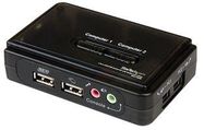 KVM SWITCH KIT, USB, 2 PORT, BLACK