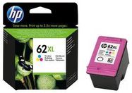 INK CART, C2P07AE, NO.62XL, COLOUR, HP