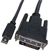 LEAD, MINI DISPLAYPORT 1.2-DVI MALE 1M