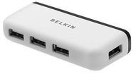 HUB, 4 PORT USB2.0 TRAVEL, BELKIN