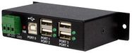 HUB, 4 PORT USB, RUGGED, INDUSTRIAL