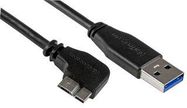 LEAD, USB3.0-RIGHT ANGLE MICRO USB, 2M