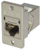 SHLD COUPLER, RJ45, JACK, 8P8C, CAT5E