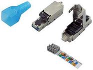 RJ45 CONN, PLUG, 8P8C, 1PORT, CABLE