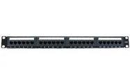 PATCH PANEL, 24PORT, CAT6, 1U