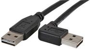 LEAD, USB2.0 REVERSIBLE AM-90 DEG AM, 2M