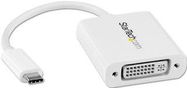 ADAPTER, USB TYPE C-DVI-I FEMALE, WHITE