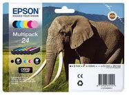 INK CARTRIDGE, T2428, 6 COLOUR MULTIPACK