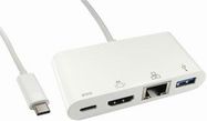 ADAPTER,USB C-HDMI-USB3.0 A-ETHERNET