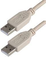 LEAD, USB2.0 A MALE - A MALE, GREY 5M