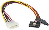 4 PIN MOLEX-2X LATCHING SATA POWER CABLE