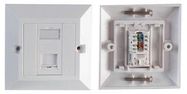 FACEPLATE, CAT6, 1PORT