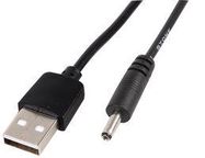 LEAD, USB-3.4MM 5V DC, TYPE H BARREL 2M