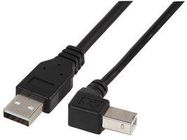 LEAD,USB2.0 A MALE-LEFT ANGLE USB B MALE