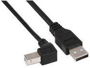 LEAD,USB2.0 A MALE-RT ANGLE USB B MALE