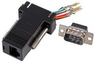 SERIAL PORT ADAPTER,DB9 MALE-RJ45 FEMALE