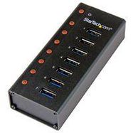 USB 3.0 HUB, 7PORT, 5GBPS, MAINS POWERED