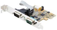 SERIAL CARD, PCIE, 2 PORT, RS232