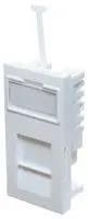 EURO OUTLET, CAT6, LOW PROFILE