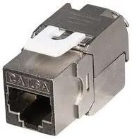 RJ45 CONN, JACK, 1PORT, 8P8C, TH