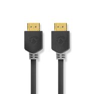 High Speed HDMI™ Cable with Ethernet | HDMI™ Connector | HDMI™ Connector | 4K@60Hz | ARC | 18 Gbps | 3.00 m | Round | PVC | Anthracite | Box