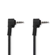 Audio Video Cable | 3.5 mm Male | 3.5 mm Male | Nickel Plated | 1.00 m | Round | PVC | Black