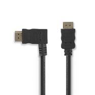 High Speed HDMI™ Cable with Ethernet | HDMI™ Connector | HDMI™ Connector | 4K@30Hz | 10.2 Gbps | 1.50 m | Round | PVC | Black | Blister