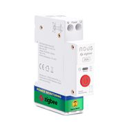 Smart fuse switch for DIN rail, 20A, with power monitoring, TUYA ZigBee MQTT