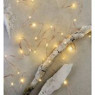 LED garland NANO, 230Vac, 4m, 40 x LED, warm white, timer function, EMOS